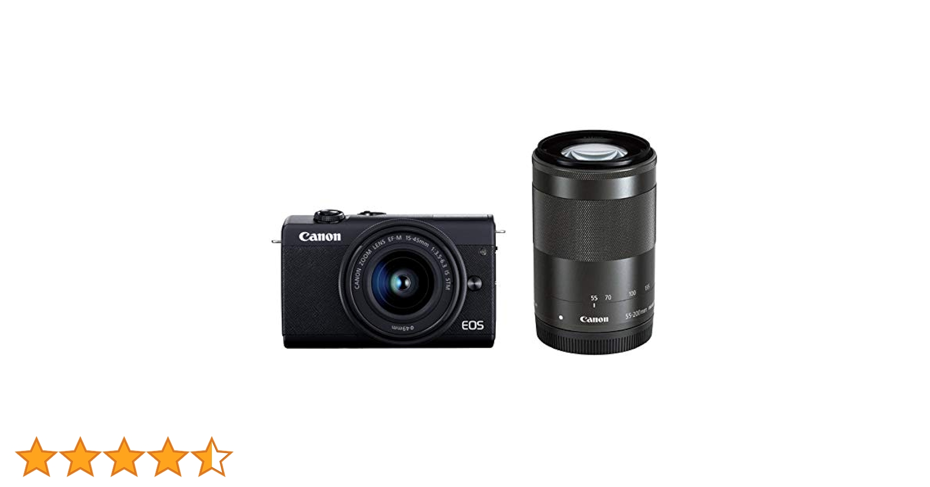 CANON EOS M200ミラーレス一眼レフカメラダブルレンズキット Amazon | Canon ミラーレス一眼カメラ EOS M200 ダブルレンズ